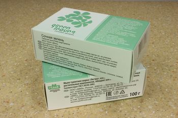 Мыло туалетное «Экстра» «Сочная зелень» в картонной упаковке